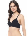 Full Coverage Non padded Non Wired Bra With Detachable Straps-CB-323