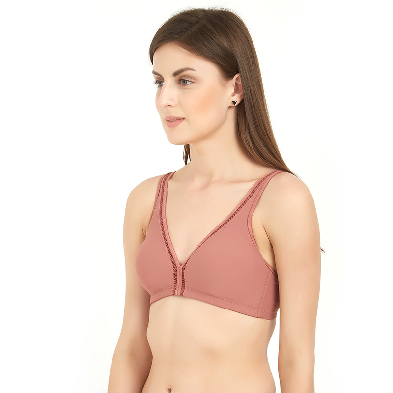 Full coverage cross over non padded non wired bra-CB-405 – SOIE Woman