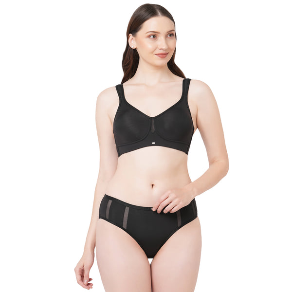 Buy SOIE- Wired Non Padded Multiway Black Balconette Bra-Black-38C Online  at Best Prices in India - JioMart.
