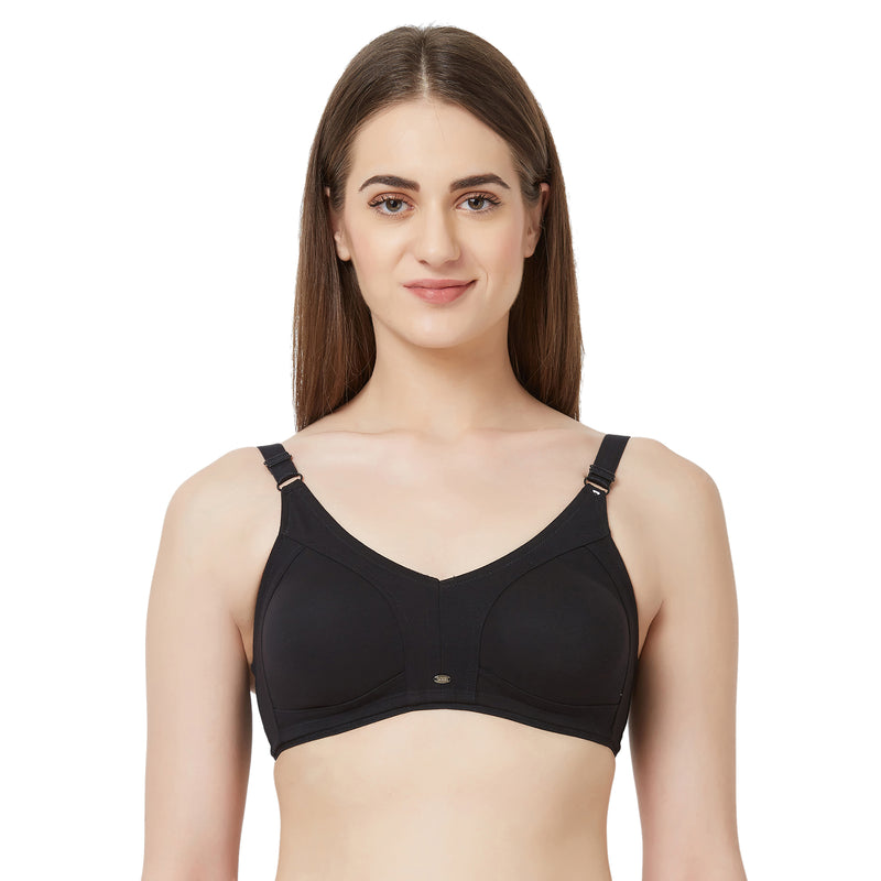Buy SOIE- Full Coverage Seamless Cup Non Wired Nude Bra-Nude-38D