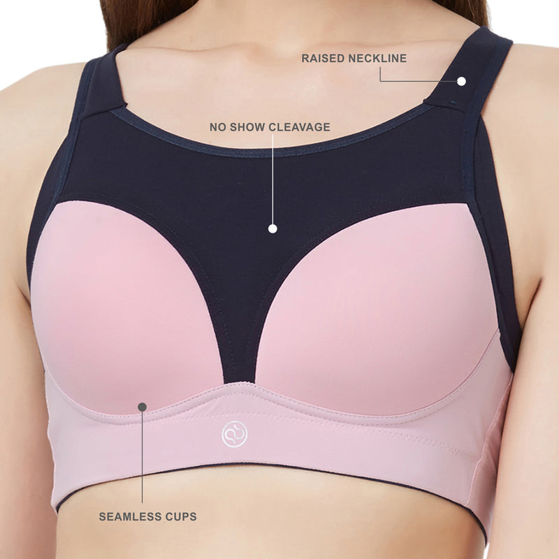 Extreme Coverage High Impact Lightly Padded Non Wired Sports Bra- CB-9 –  SOIE Woman