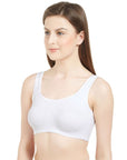 Non Wired Non Padded Full Coverage Low Impact Slip on Sports Bra (Pack of 2) BB-03