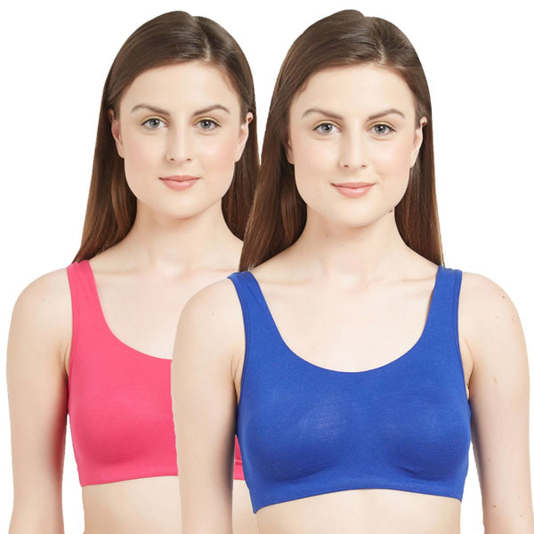 Buy Woman Air Cotton Non Padded Air Bra (Pack Of 2) Online In India At  Discounted Prices