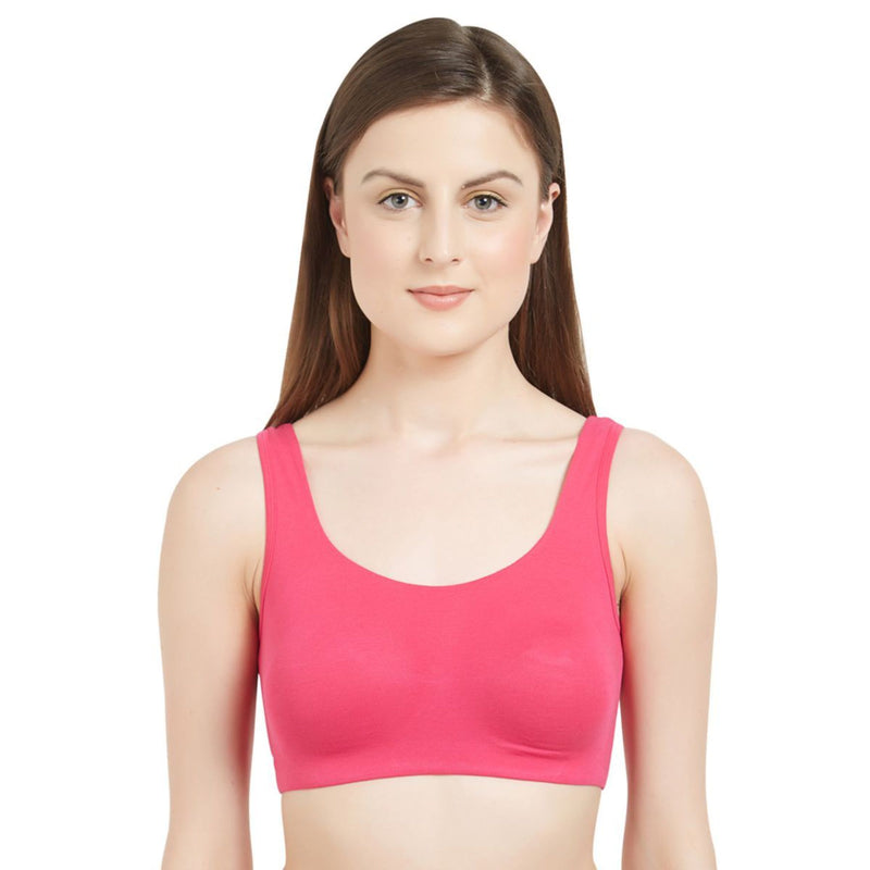 Buy Soie Non-Padded Non-Wired Beginners Bra - Grey Melange at Rs.390 online