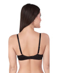 Semi Coverage Non Padded Wired Satin Seamed Bra  (PACK OF 2)-COMBO CB-202
