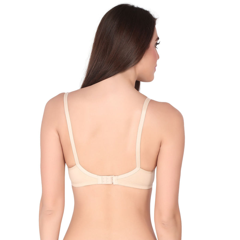 Semi Coverage Encircle Non-Padded Non-Wired Cotton Bra (PACK OF 2)-COMBO CB-305