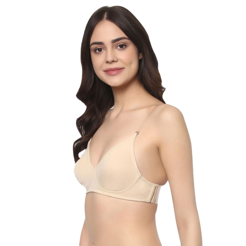 Medium Coverage Non Padded Non Wired Multiway Bra (PACK OF 2)