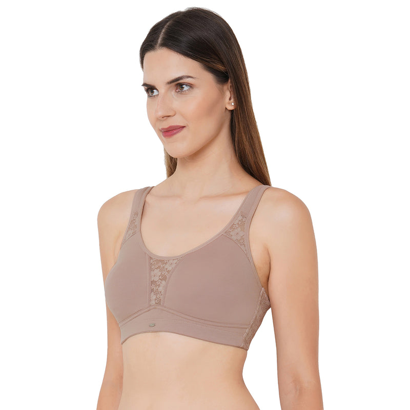 Front open button bra for women non paded
