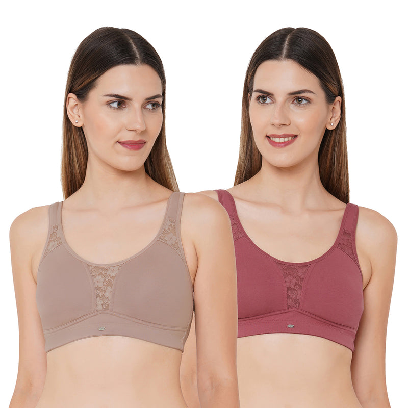 Full coverage Non padded Non wired Bra-CB-336 (PACK OF 2) – SOIE Woman