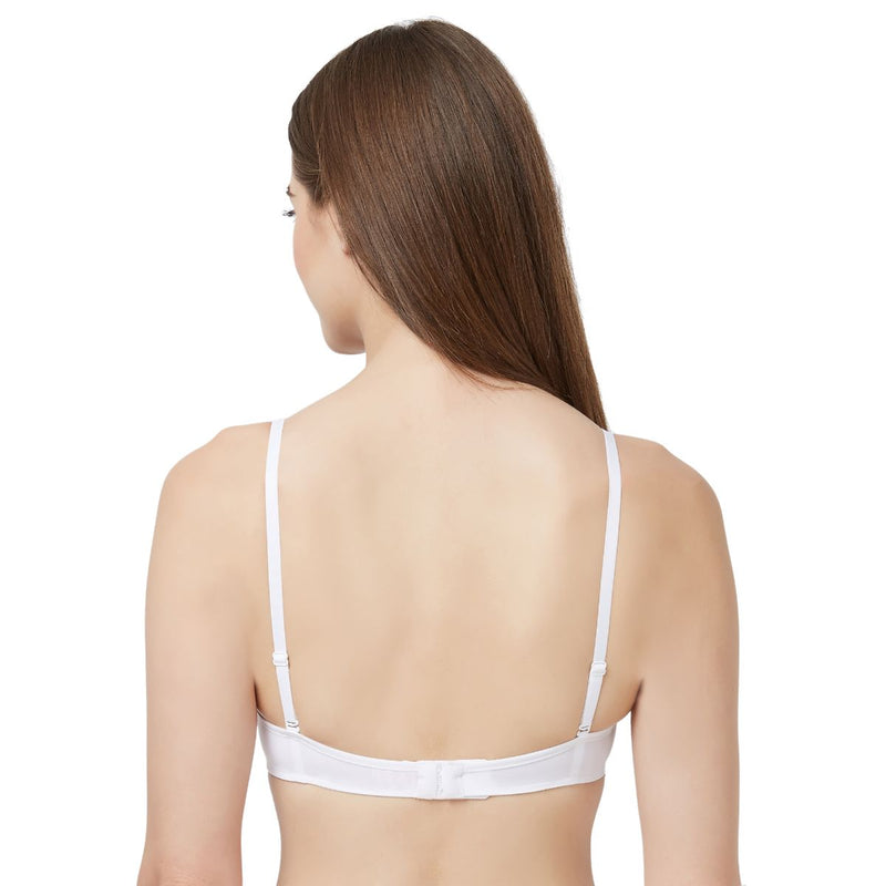 Medium Coverage Padded Wired Strapless Bra with Detachable Straps (Pack Of 2)