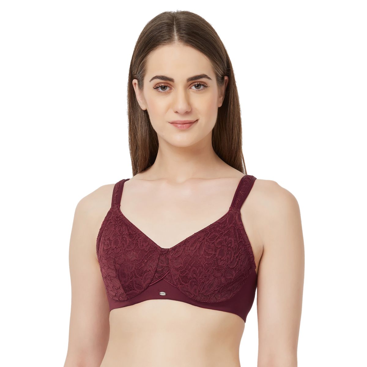 Full Coverage Non Padded Wired Lace Bra (Pack Of 2) FB-610