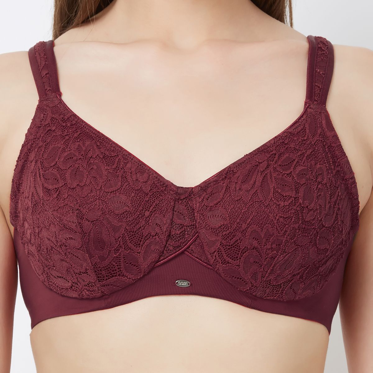 Full Coverage Non Padded Wired Lace Bra (Pack Of 2) FB-610