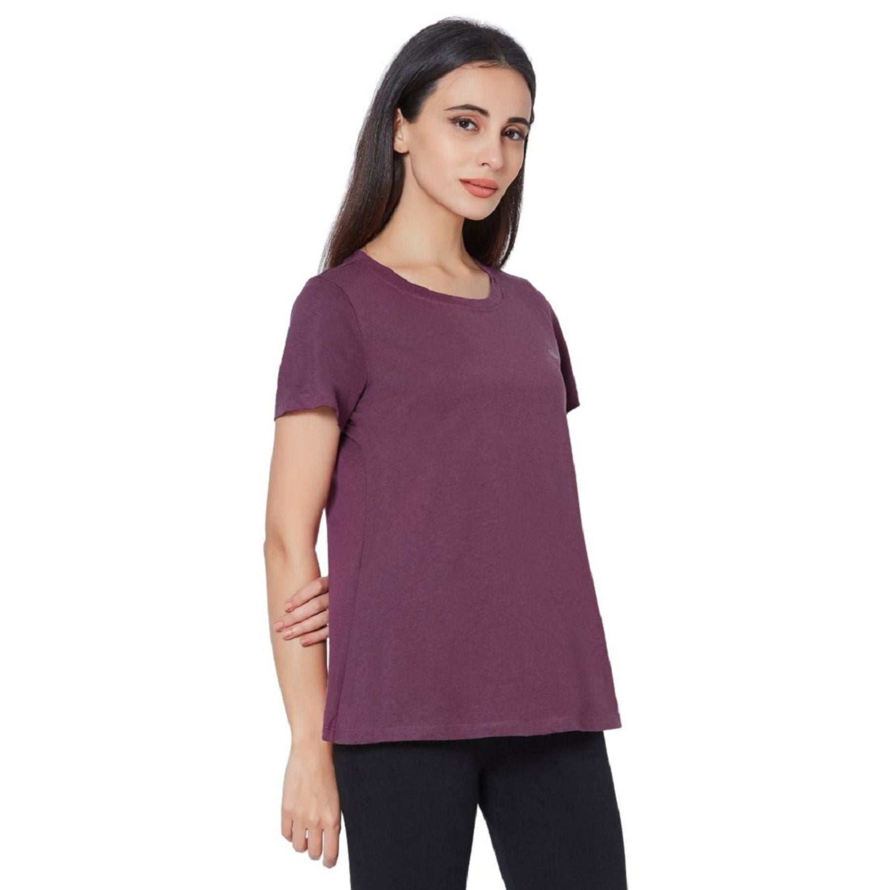 Soft Cotton Modal Solid &amp; Printed Lounge T-shirt (PACK OF 2) NT-120