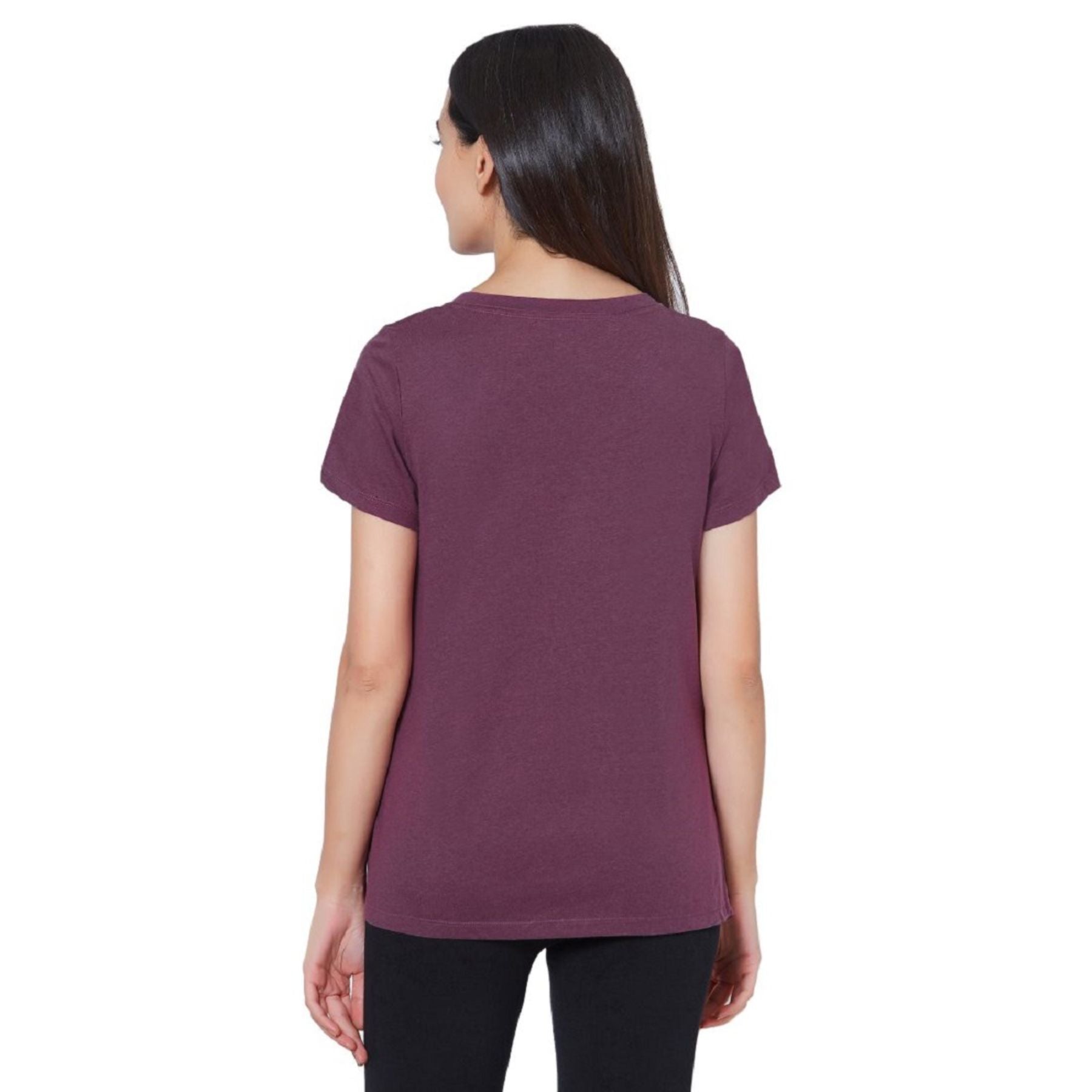 Soft Cotton Modal Solid &amp; Printed Lounge T-shirt (PACK OF 2) NT-120