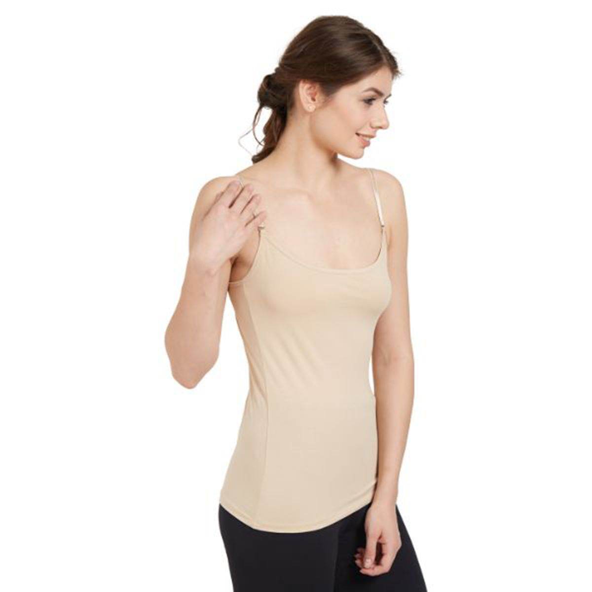 SOIE Woman - Solid Cotton Spandex Camisole (PACK OF 3) - Camisole -for Women