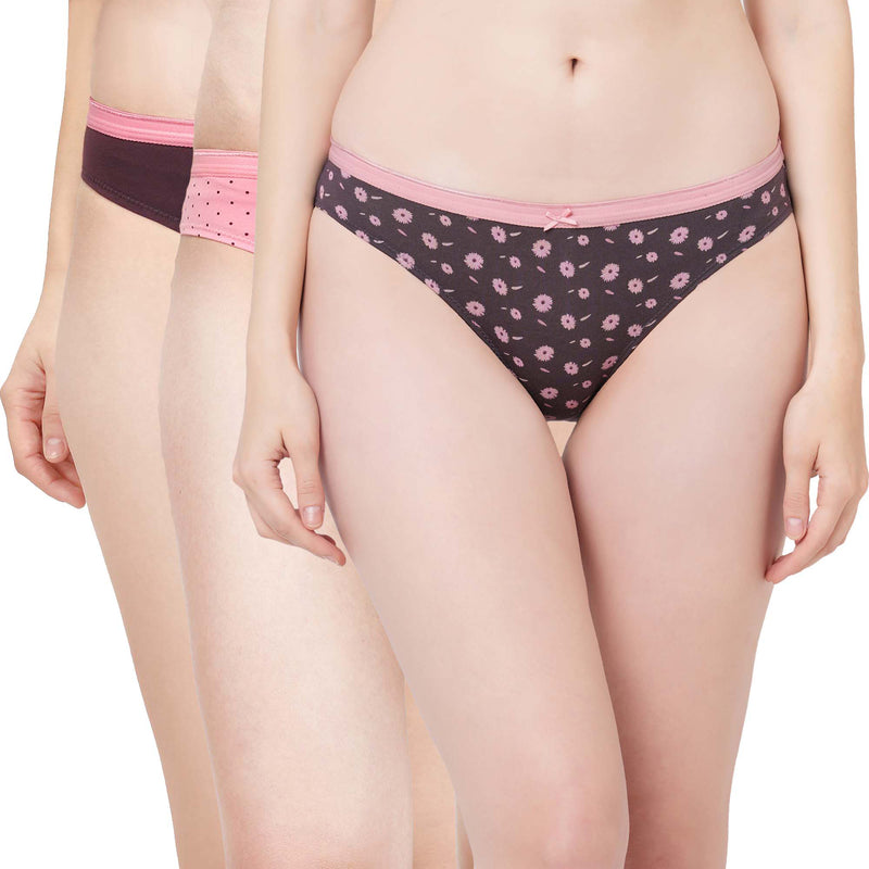 Daily Wear Cotton Panty Pack of 3 Free Delivery India.