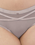 High Rise Full Coverage Panty with Mesh Detailing - CP-1131