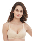 Medium Coverage Padded Non Wired Lace Bra-FB-538