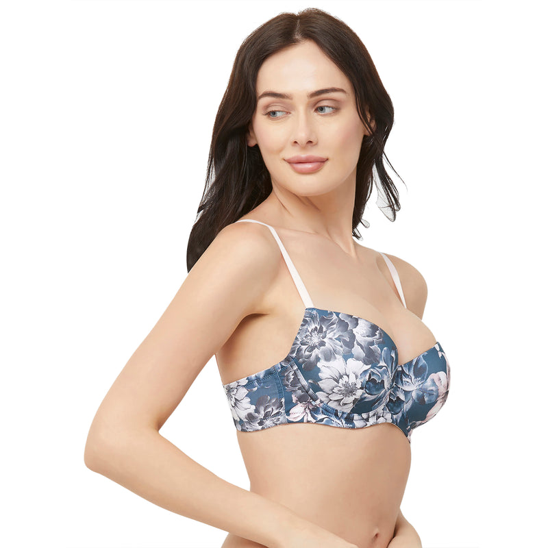 Medium Coverage Demi Cup Wired Push Up Bra-FB-540 – SOIE Woman