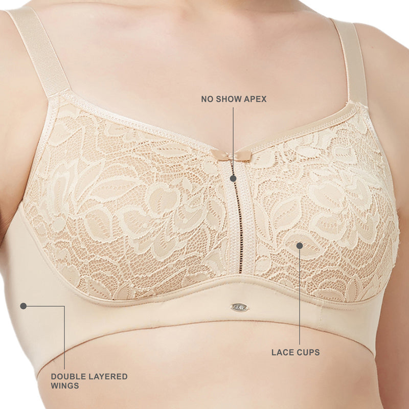 Buy Non Padded Non Wired Polyamide Lace Bra EC05 Online at Best Prices in  India - JioMart.