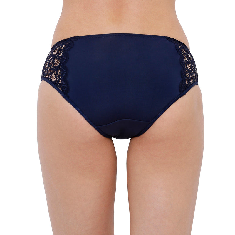 Solid Lace Hipster Briefs-FP-1609