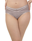 High Rise Full Coverage Panty with Mesh Detailing - CP-1131