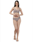 High Rise Full Coverage Panty with Mesh Detailing - CP-1131