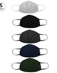 SOIE Woman - Triple Layer SN95 Reusable, Washable and Antimicrobial Mask - Pack of 5 - -for Women
