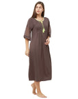 Calf Length Nighty-NT-106