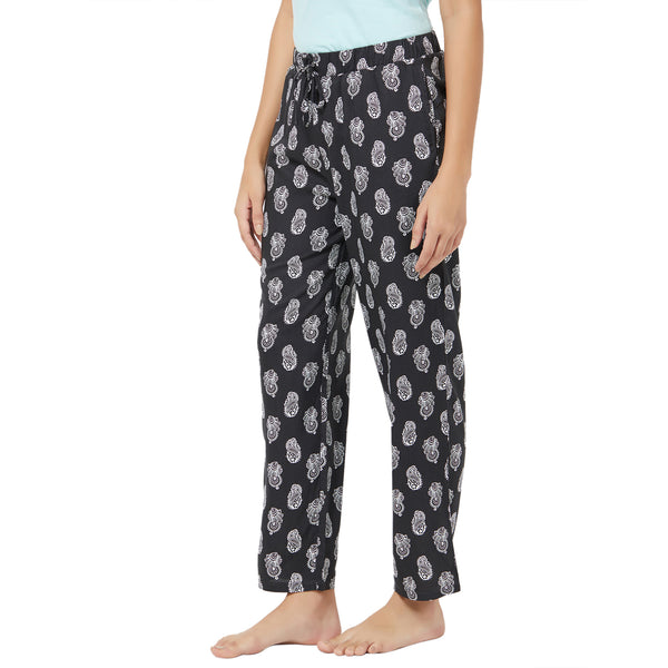 Super-soft Rayon printed pyjamas with pockets-NT-121-PJ-11