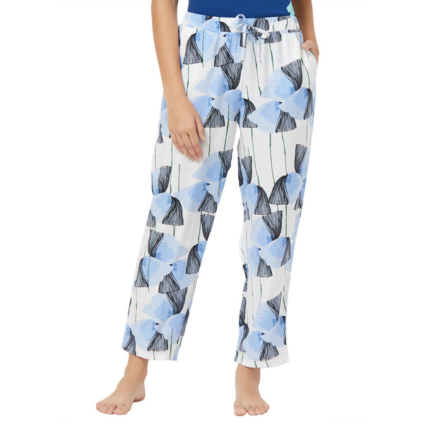 Super-soft Rayon printed pyjamas with pockets-NT-121-PJ-16