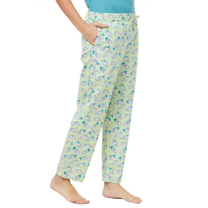 Super-soft Rayon printed pyjamas with pockets-NT-121-PJ-1