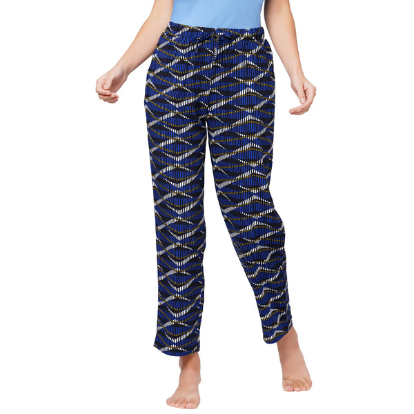 Super-soft Rayon printed pyjamas with pockets-NT-121-(PACK OF 2)-PJ-36 & PJ-37