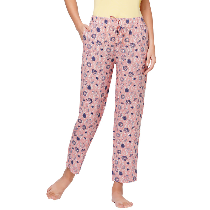 Super-soft Rayon printed pyjamas with pockets-NT-121-(PACK OF 2)-PJ-36 & PJ-37