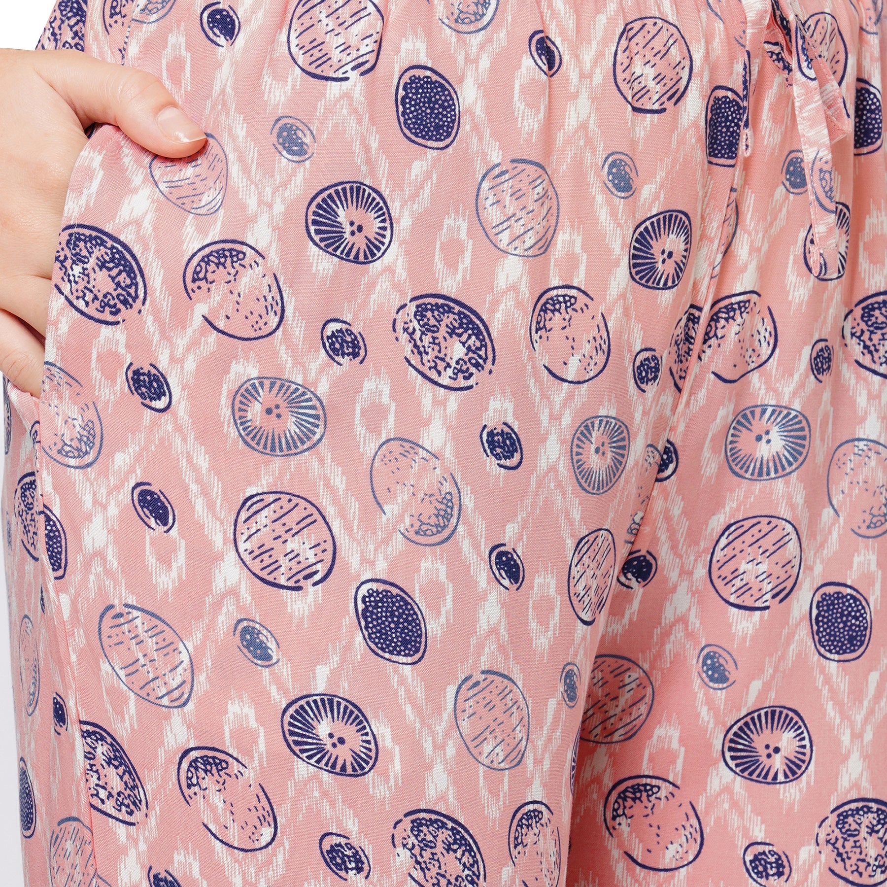 Printed Pyjama with Pockets NT-121