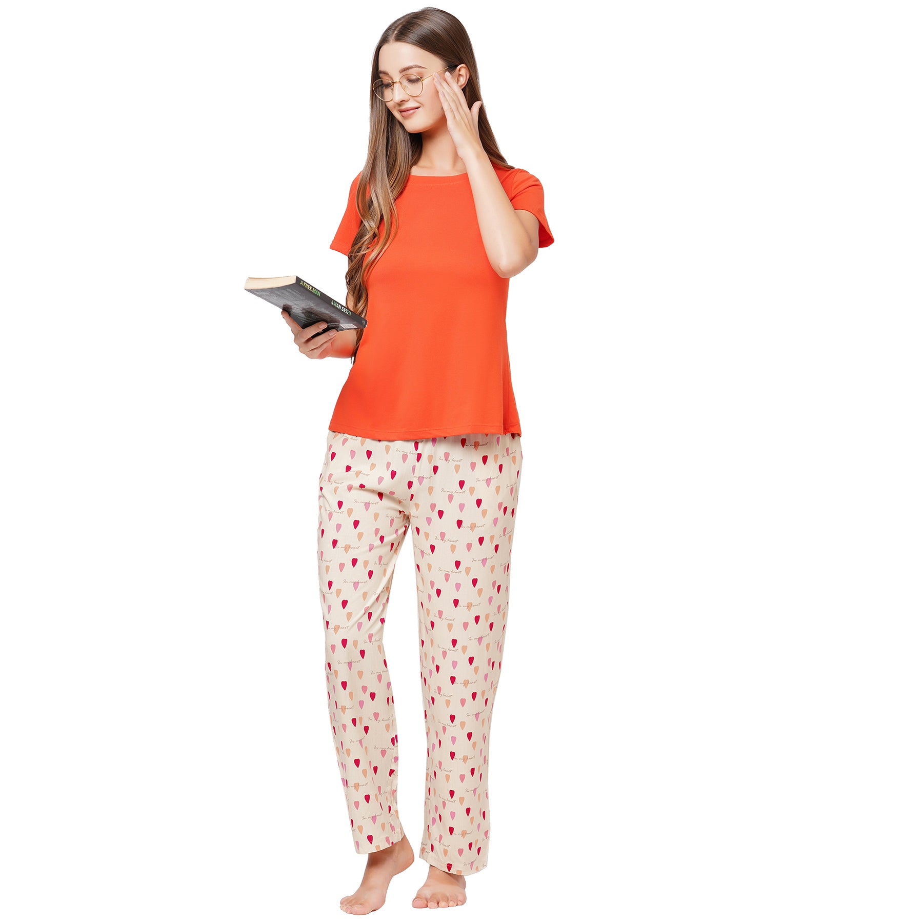 Printed Pyjama with Pockets-NT-121