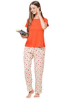 Printed Pyjama with Pockets-NT-121