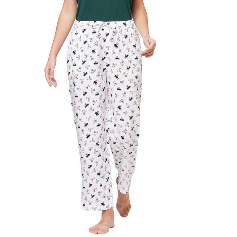 Super-soft Rayon printed pyjamas with pockets-NT-121-(PACK OF 2)-R-1 & R3