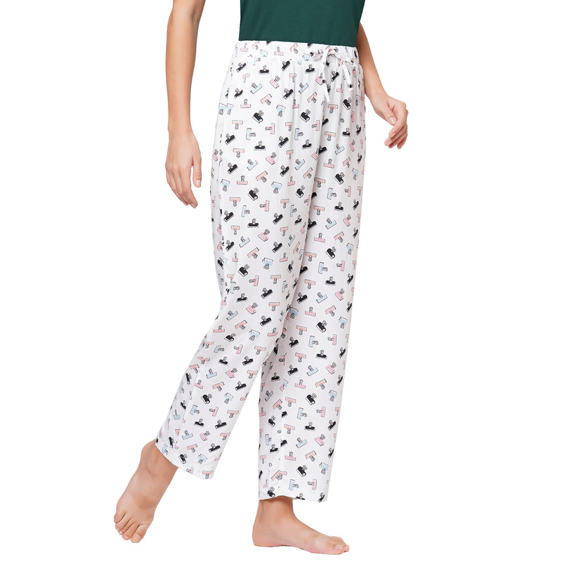 Super-soft Rayon printed pyjamas with pockets-NT-121-(PACK OF 2)-R-1 & R3