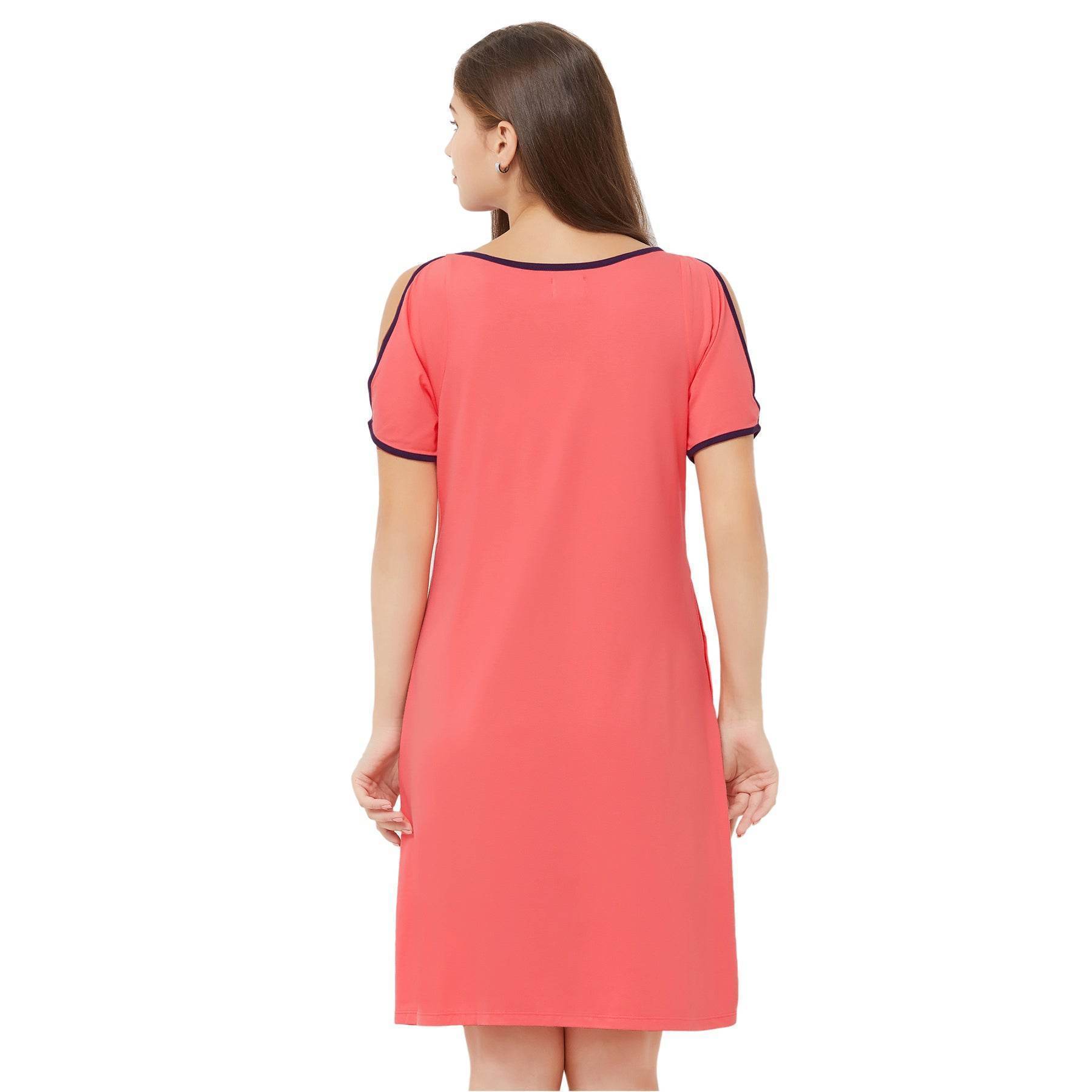 SOIE Woman - Cold Shoulder Sleepshirt - -for Women