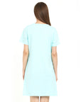 V Neck Printed Sleepshirt NT-99