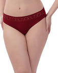 Mid Rise Full Coverage Super Soft Micro Modal Lace Detailed Brief (Pack of 2) 2BF-26