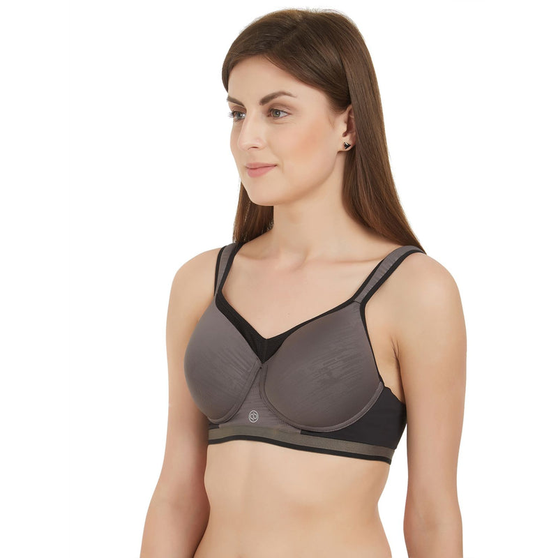 Full Coverage High Impact Padded Non-Wired Sports Bra-CB-906