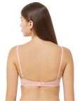 Semi/Medium Coverage Padded Non Wired T-shirt Bra with Detachable Straps-CB-125