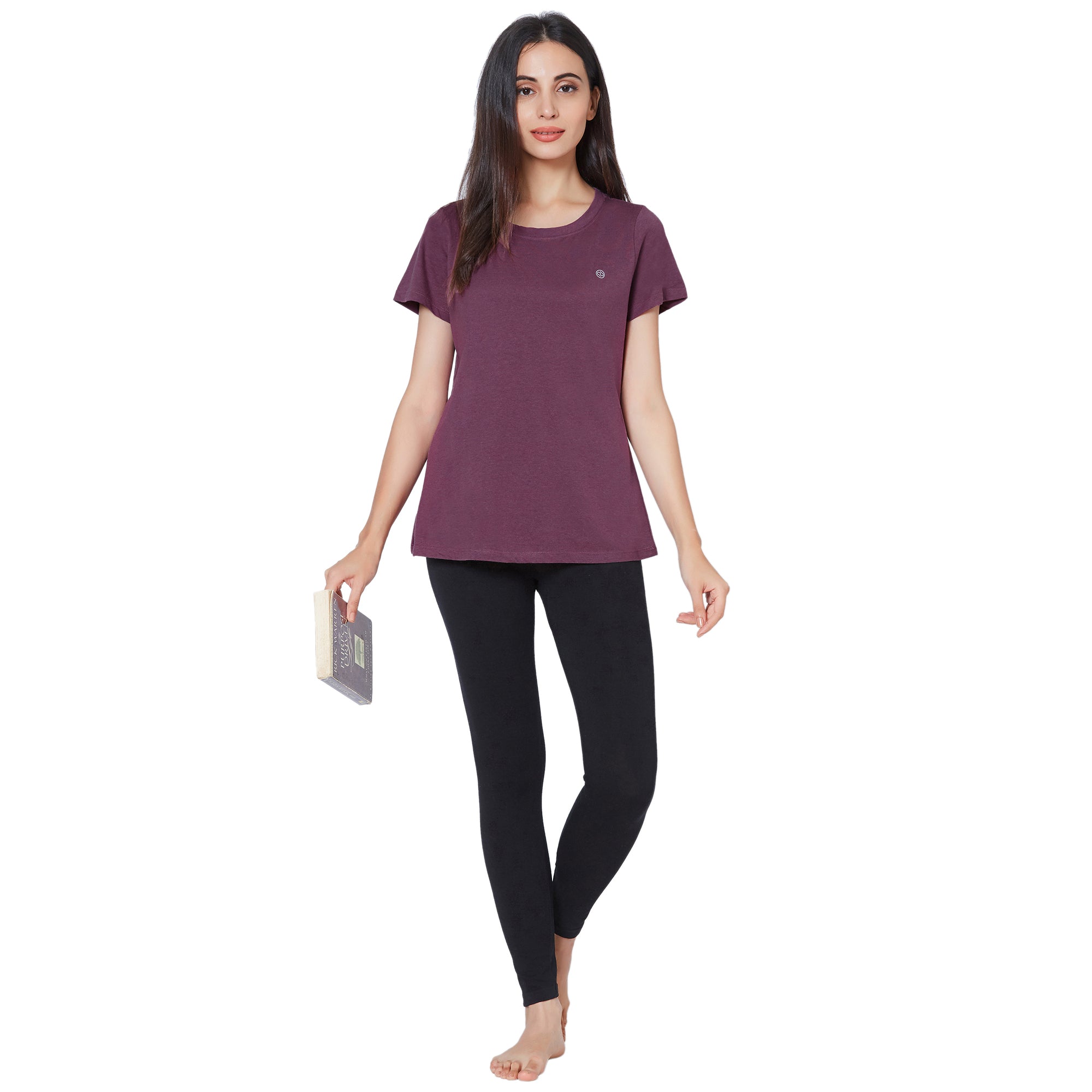 Soft Cotton Modal Lounge T-shirt-NT-122