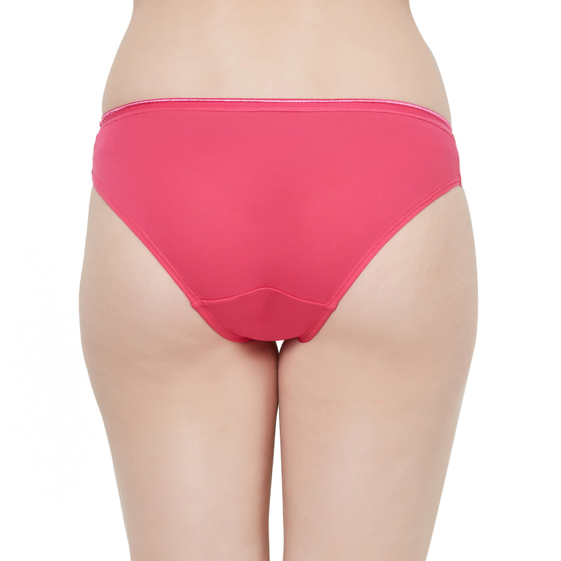 Mid Rise Medium Coverage Solid Colour Cotton Stretch Brief Panty (Pack –  SOIE Woman