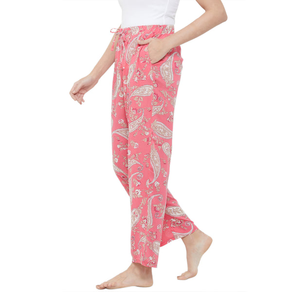 Super-soft Rayon printed pyjamas with pockets-NT-121-PJ-22