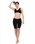 Mid Rise Soft Polyamide Spandex Knee Length Swim Shorts - CS-6