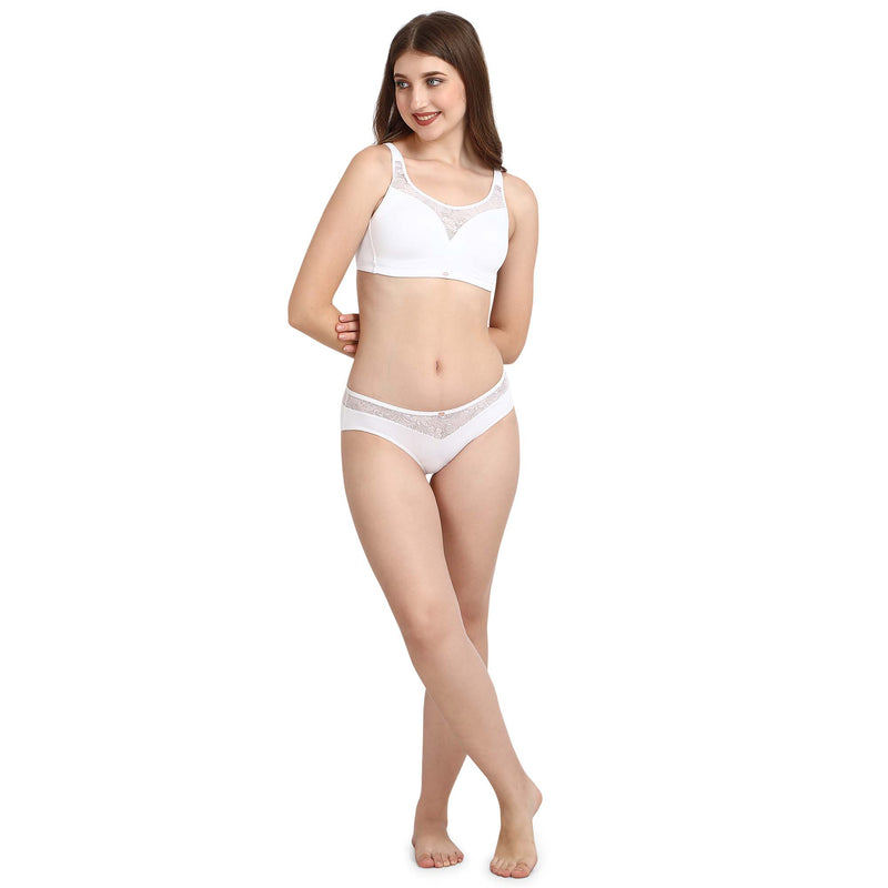 Mid Rise Brief With Lace Detailing- CP-1132