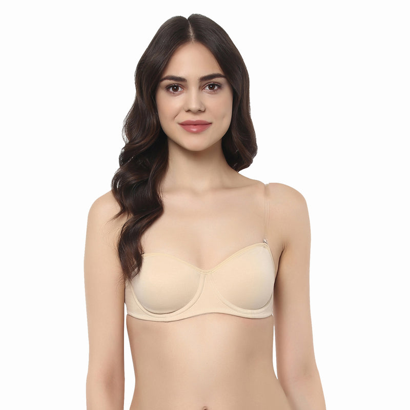 Wired Non Padded Multiway Balconette Bra-CB-322A – SOIE Woman